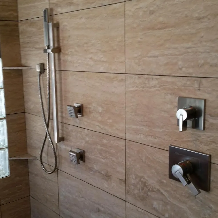 Shower fixture installation for Water Heater Replacement in Poway